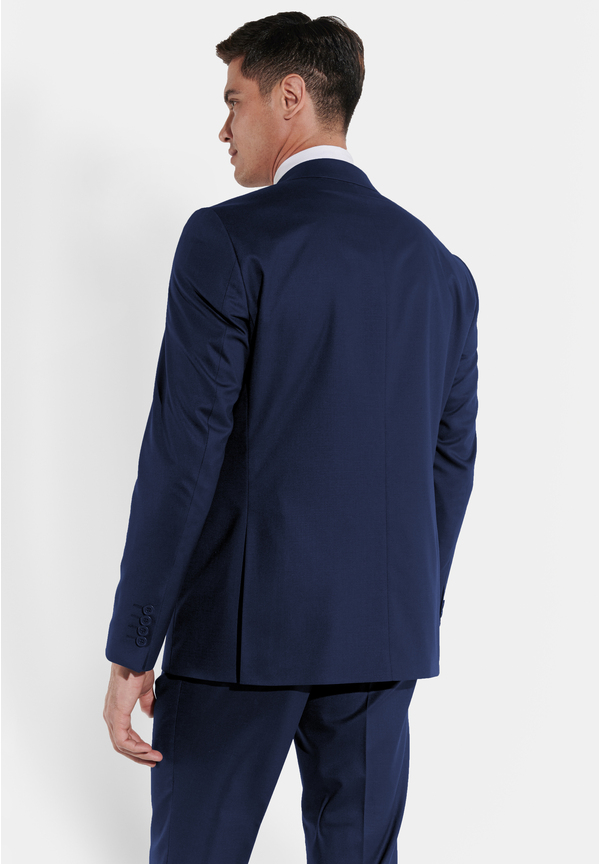 Anzug Regular Fit elastisch, Blue Rückansicht