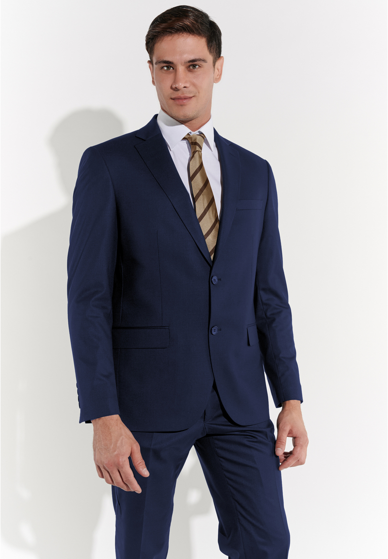 Anzug Regular Fit elastisch, Blue Detailansicht 1