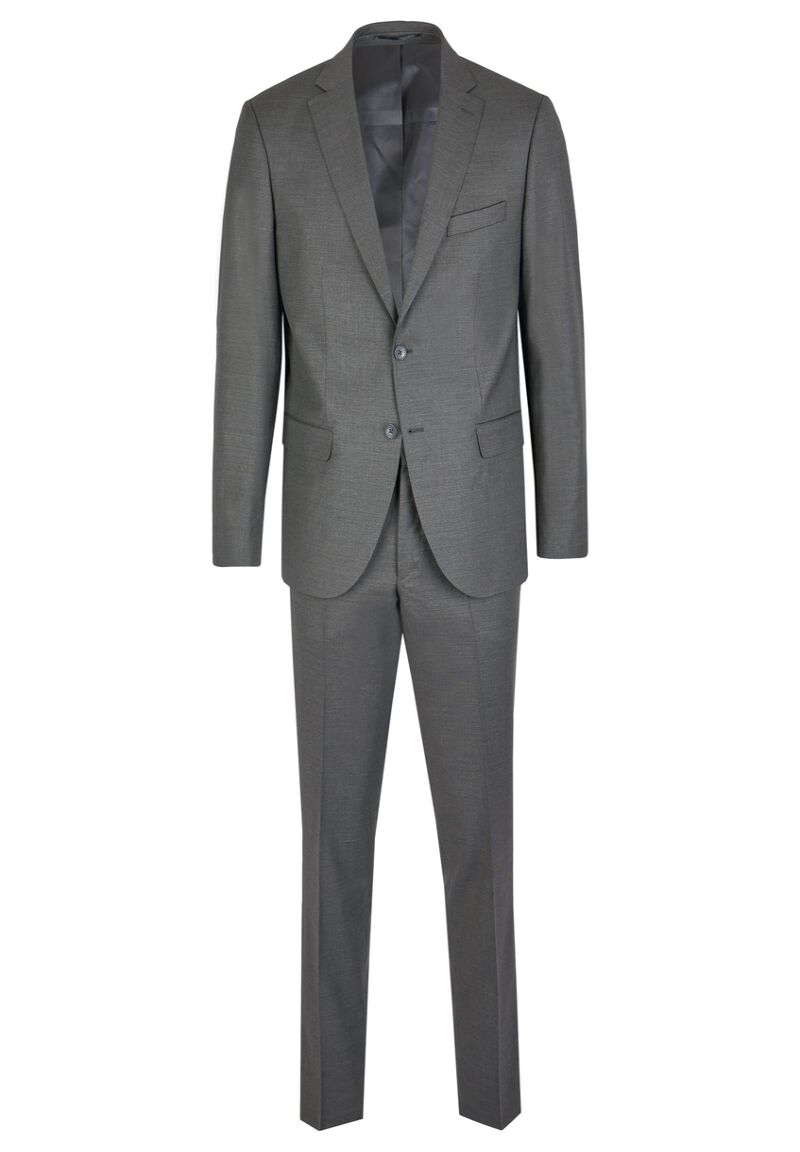 Anzug Regular Fit elastisch, Grey