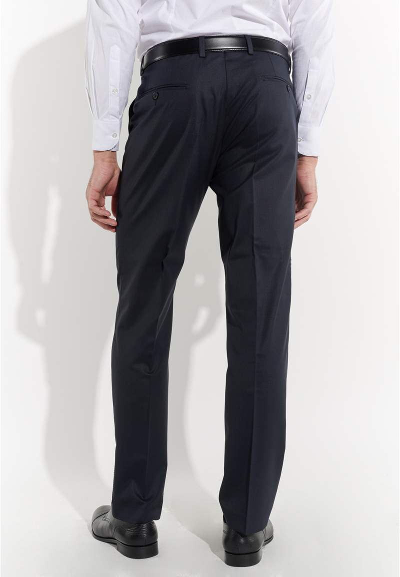 Anzug Regular Fit elastisch, Navy