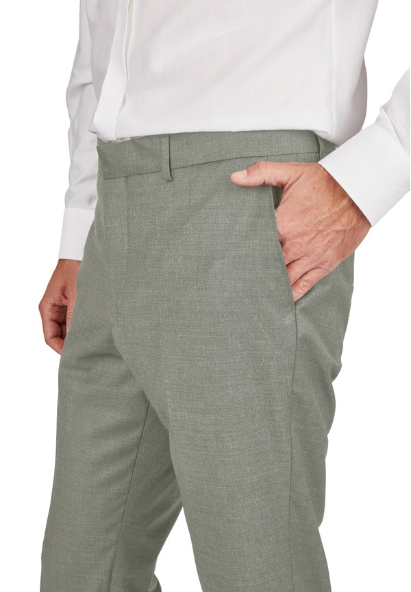 Anzug Regular Fit elastisch, Khaki 