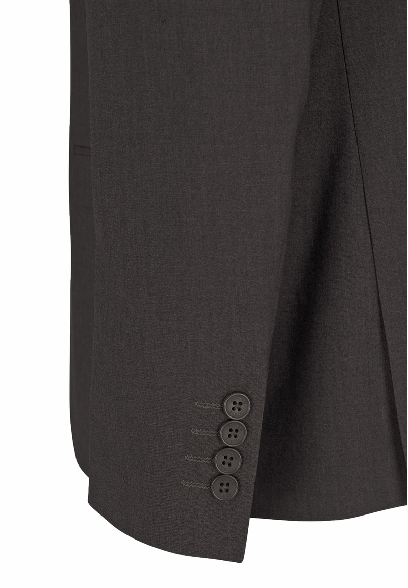 Business Anzug 3-teilig Dreiteiler mit Weste, braun