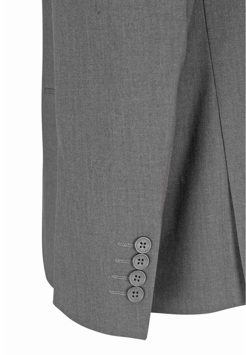 Business Anzug 3-teilig Dreiteiler mit Weste, Grau