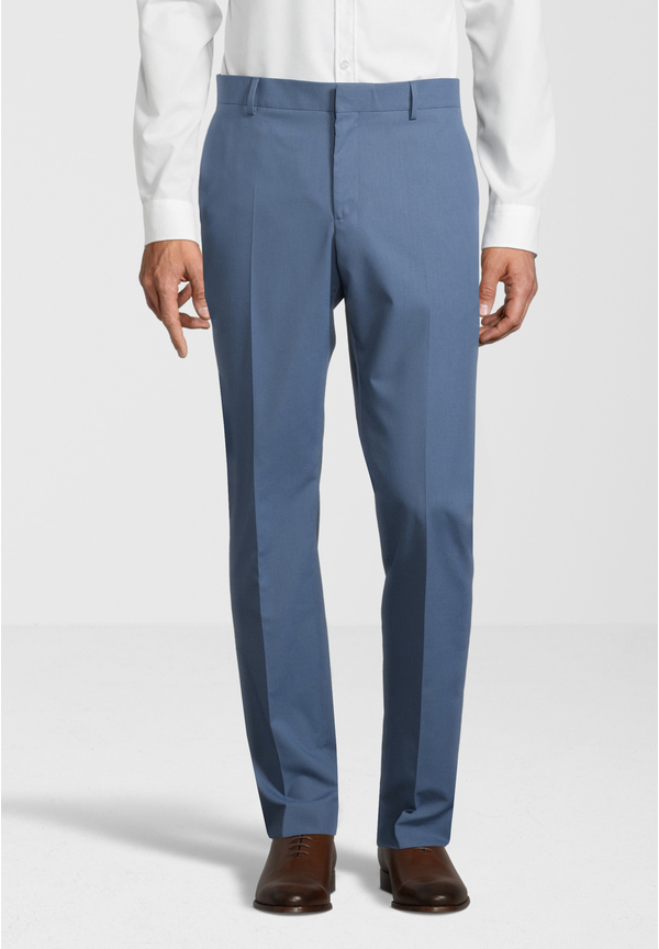 Business Anzug 3-teilig Dreiteiler mit Weste, Hellblau