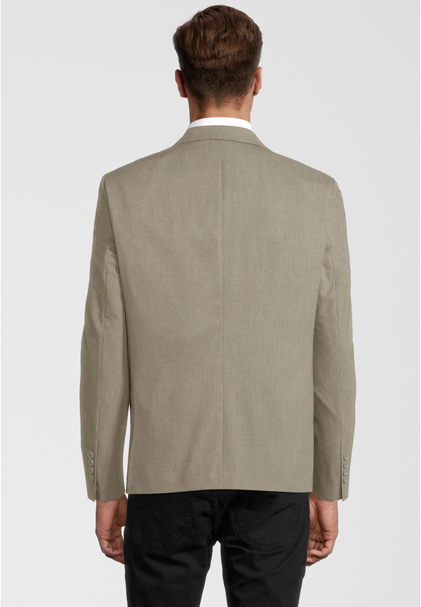 Designer Business Sakko Slim Fit, Sand Rückansicht