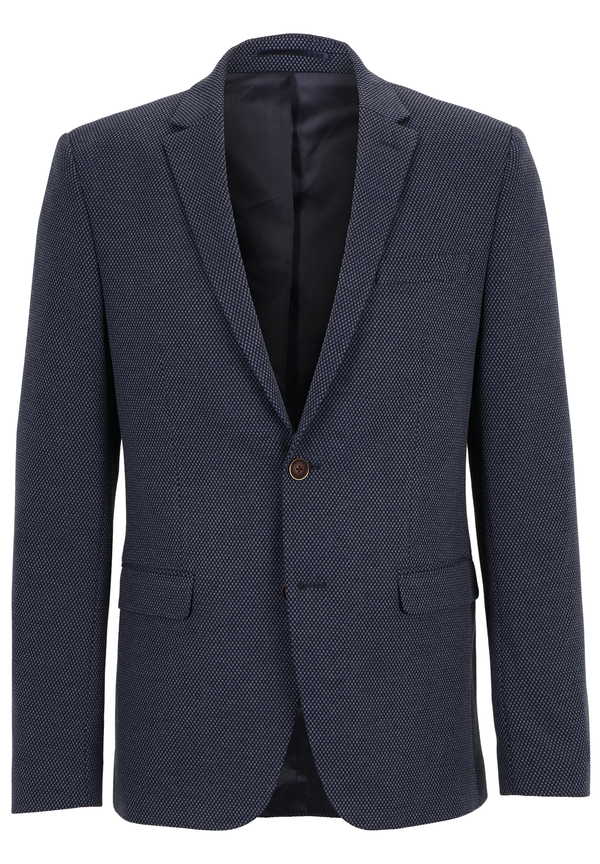 Sakko 2-farbig Slim Fit, Marine Detailansicht 1