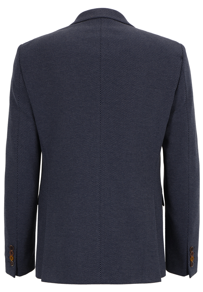 Sakko 2-farbig Slim Fit, Marine Detailansicht 2
