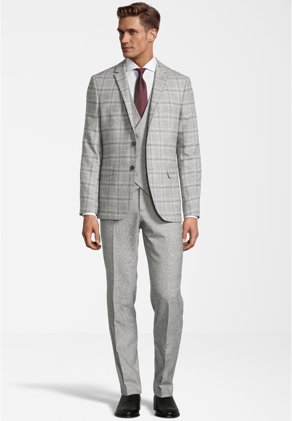 Three-piece suit combo, Light blue Frontansicht