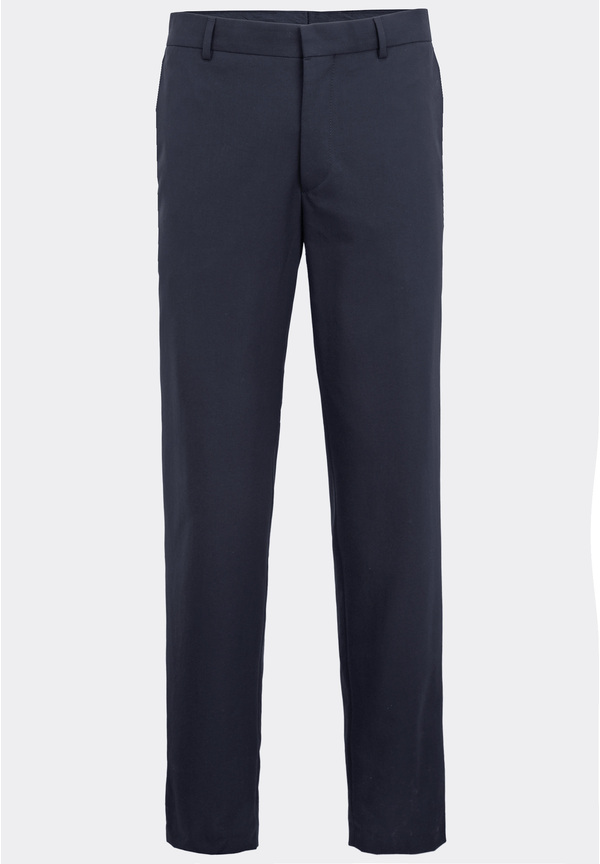 Anzughose Regular Fit elastisch, Marine Detailansicht 2