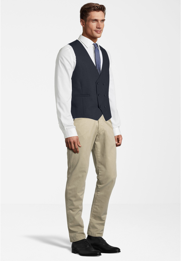 Suit Vest, Navy Detailansicht 1
