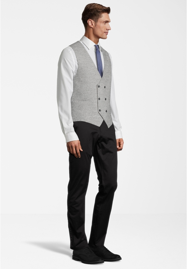 Anzug-Weste, grau melange Detailansicht 1