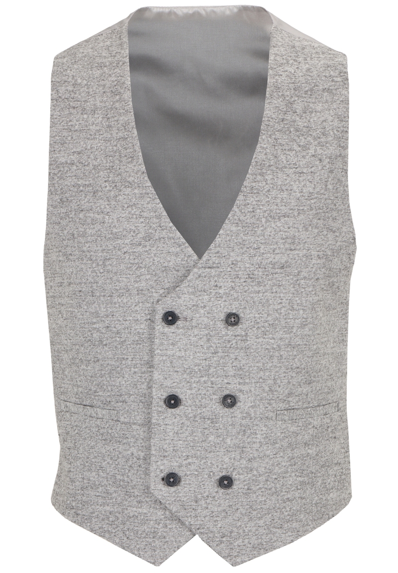 Anzug-Weste, grau melange Detailansicht 2