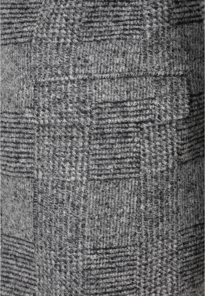 Jersey-Sakko Glencheck, grau-schwarz