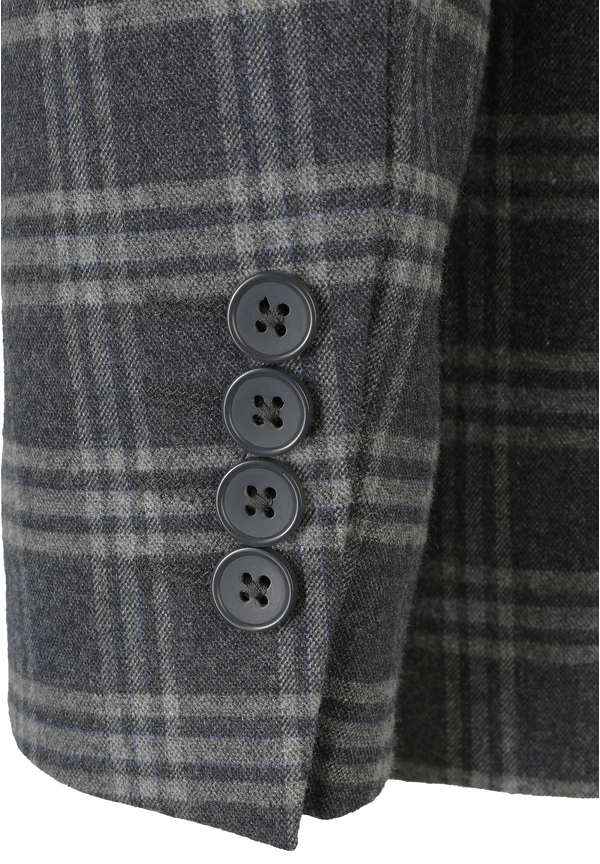 Sakko Karo, marine kariert