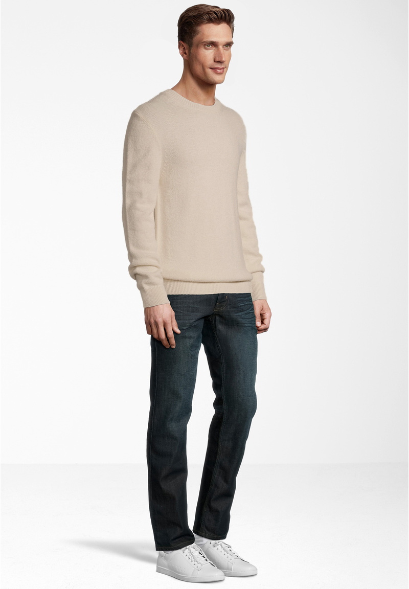 Pullover Rundhals Soft Touch, beige Detailansicht 1