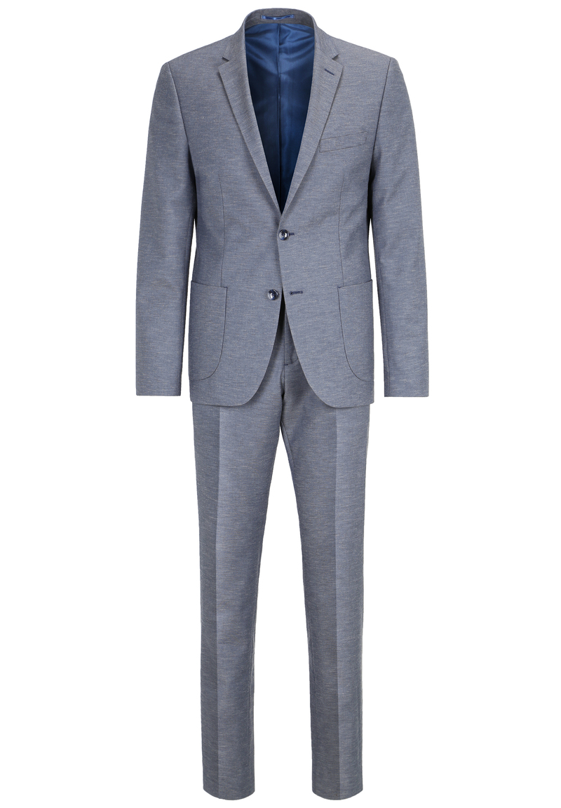 Men’s suit melange, Dark blue Detailansicht 2