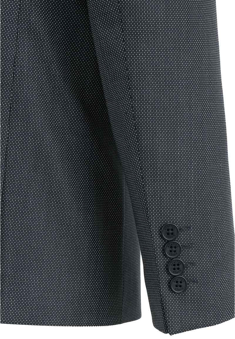 Sakko Fil a Fil Slim Fit, Marine