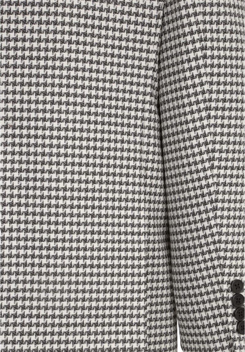 Sakko Hahnentritt, schwarz / creme