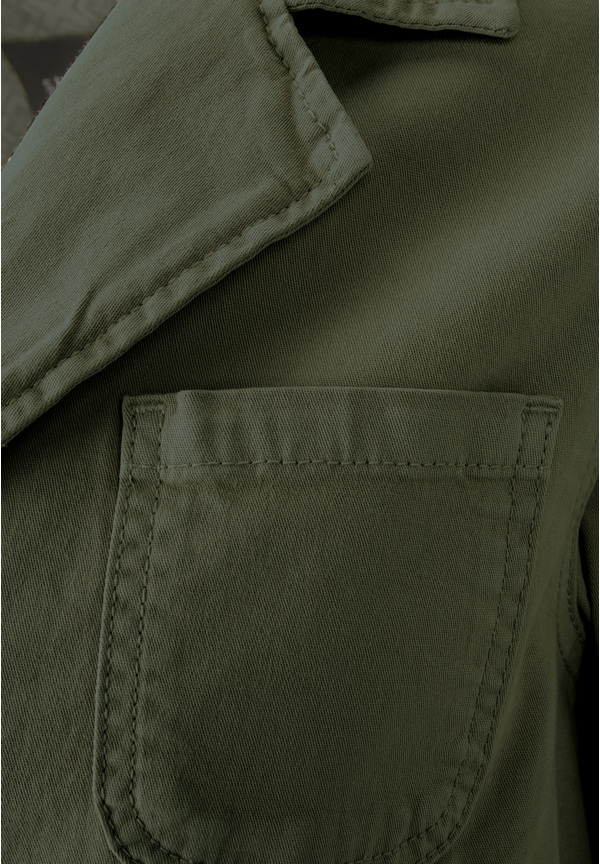 Baumwoll-Sakko, khaki