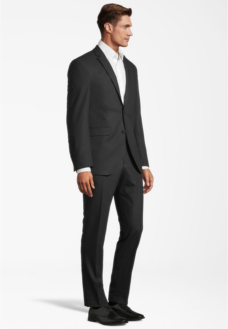 Anzug Slim Fit elastisch, graphit Detailansicht 1