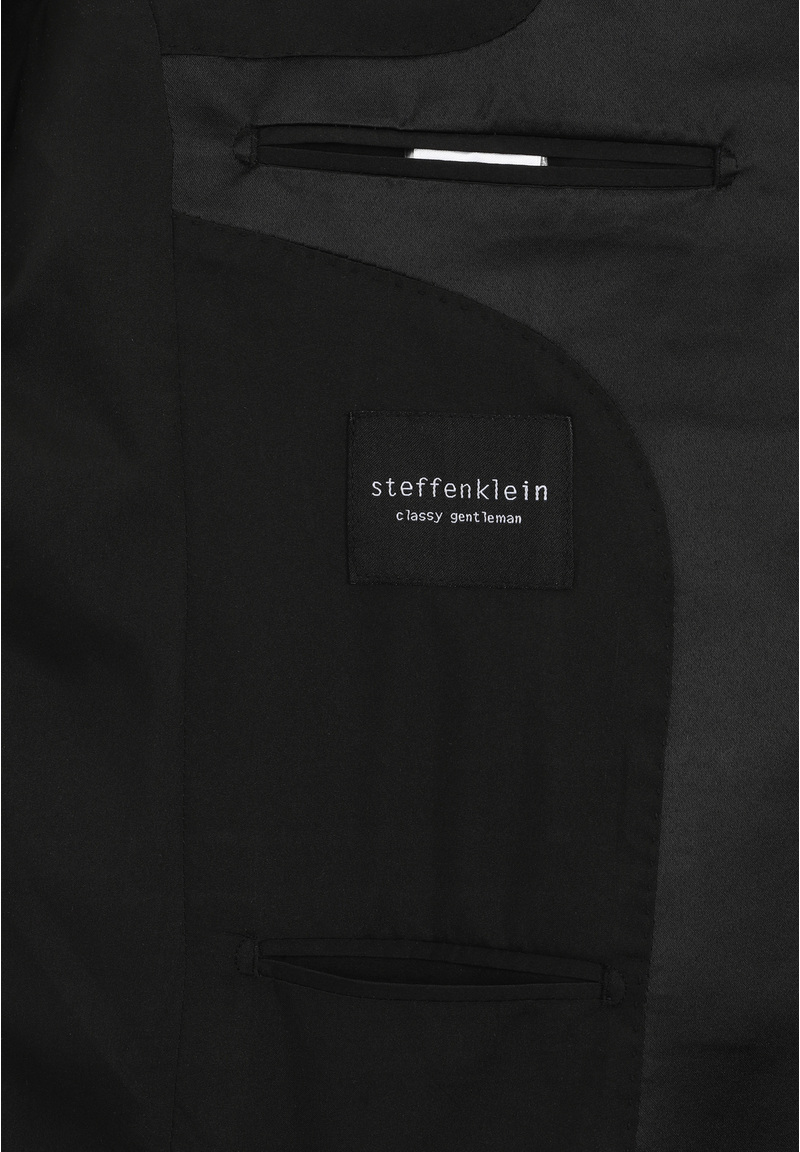 5-piece tuxedo with bow tie and pocket square, schwarz