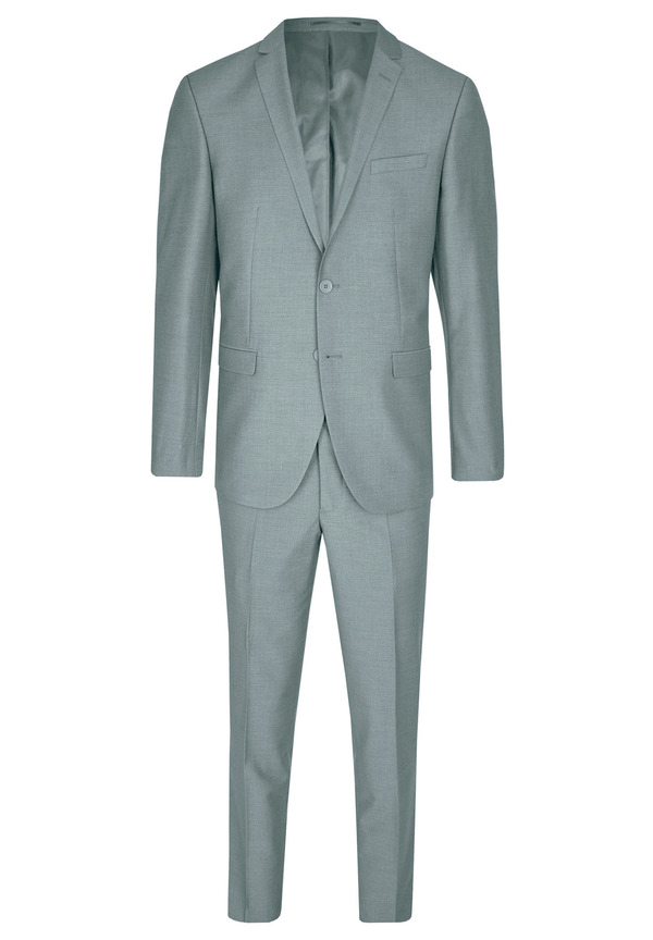 Designer Anzug Slim Fit, salbei Detailansicht 2