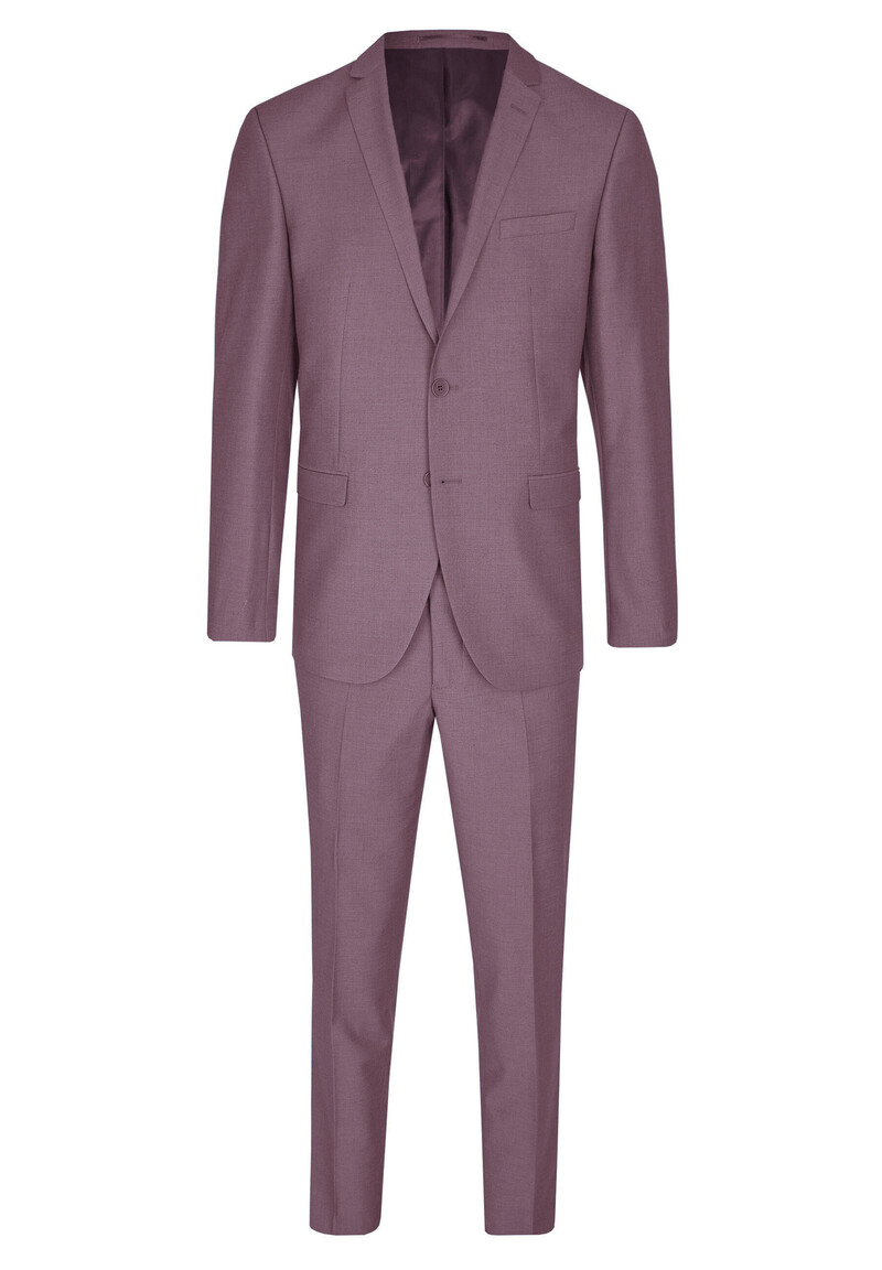 Designer Anzug Slim Fit, Wine Detailansicht 2